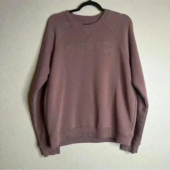 GUESS Men's Eco Aldwin Logo Sweatshirt size Large - Picture 3 of 7